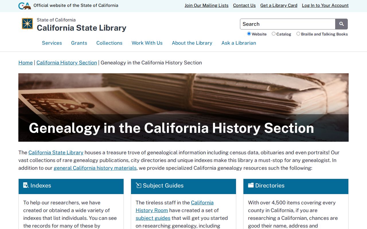 Hollister people directories California genealogy collection