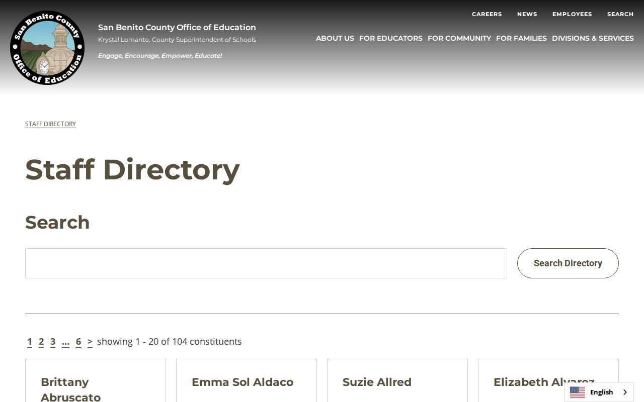 Hollister people directories county education staff results